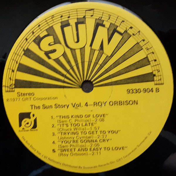 Roy Orbison – The Sun Story Vol.4 - 1977 US Original, Sealed!! VinylPursuit.com