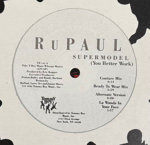 RuPaul – Supermodel (You Better Work) / House Of Love - 1992 US Original, Rare! VinylPursuit.com