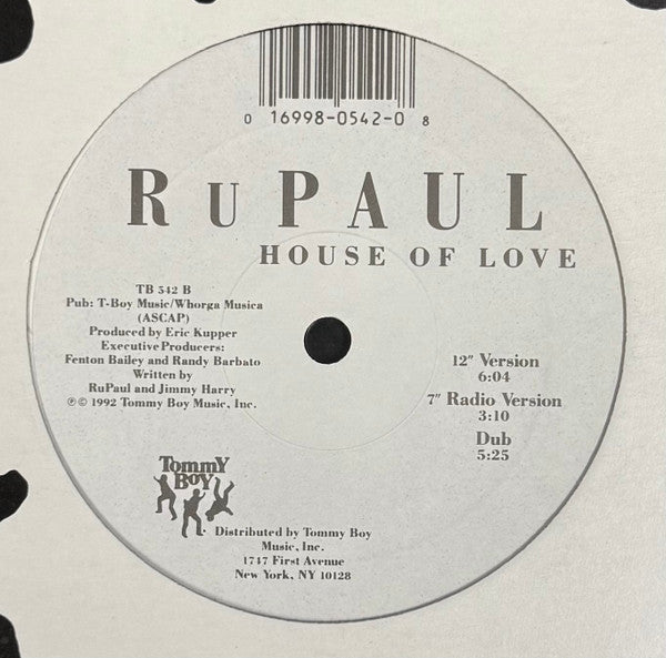 RuPaul – Supermodel (You Better Work) / House Of Love - 1992 US Original, Rare! VinylPursuit.com