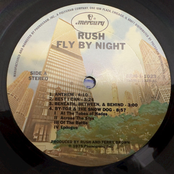 Rush – Fly By Night - 1978 US Pressing