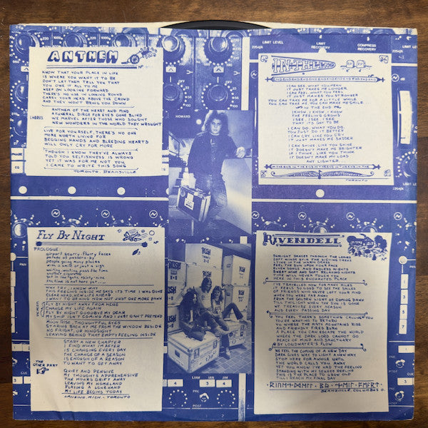 Rush – Fly By Night - 1978 US Pressing