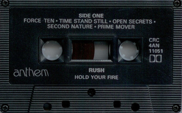 Rush – Hold Your Fire -  Cassette