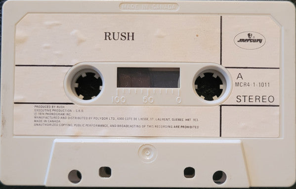 Rush – Rush - Cassette, Rare!