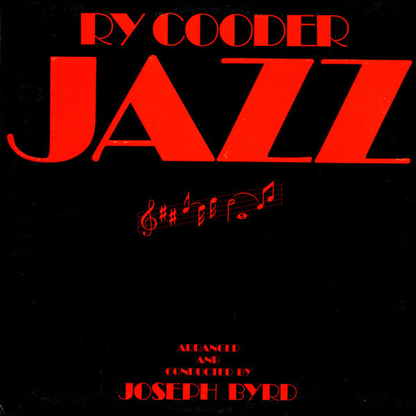Ry Cooder ‎– Jazz - 1978 Original