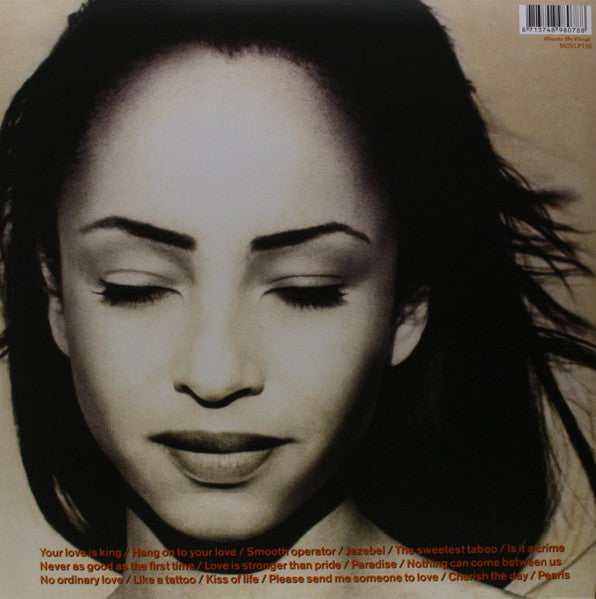 Sade – The Best Of Sade - European MOV Pressing!