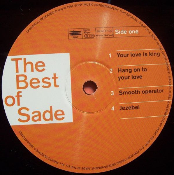 Sade – The Best Of Sade - European MOV Pressing!