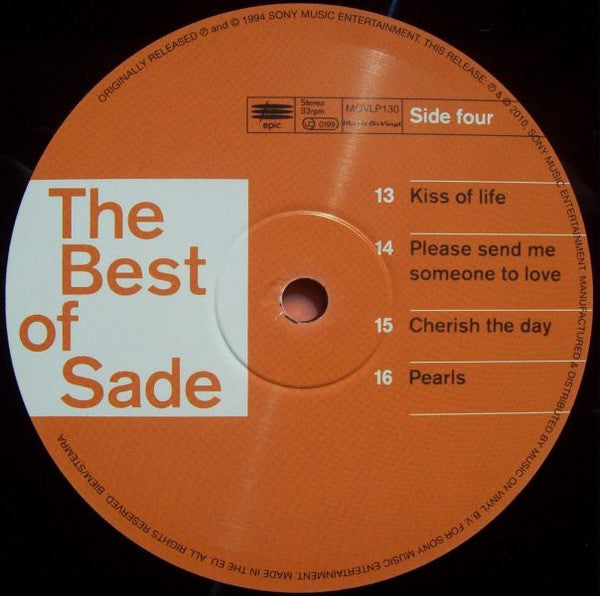 Sade – The Best Of Sade - European MOV Pressing!