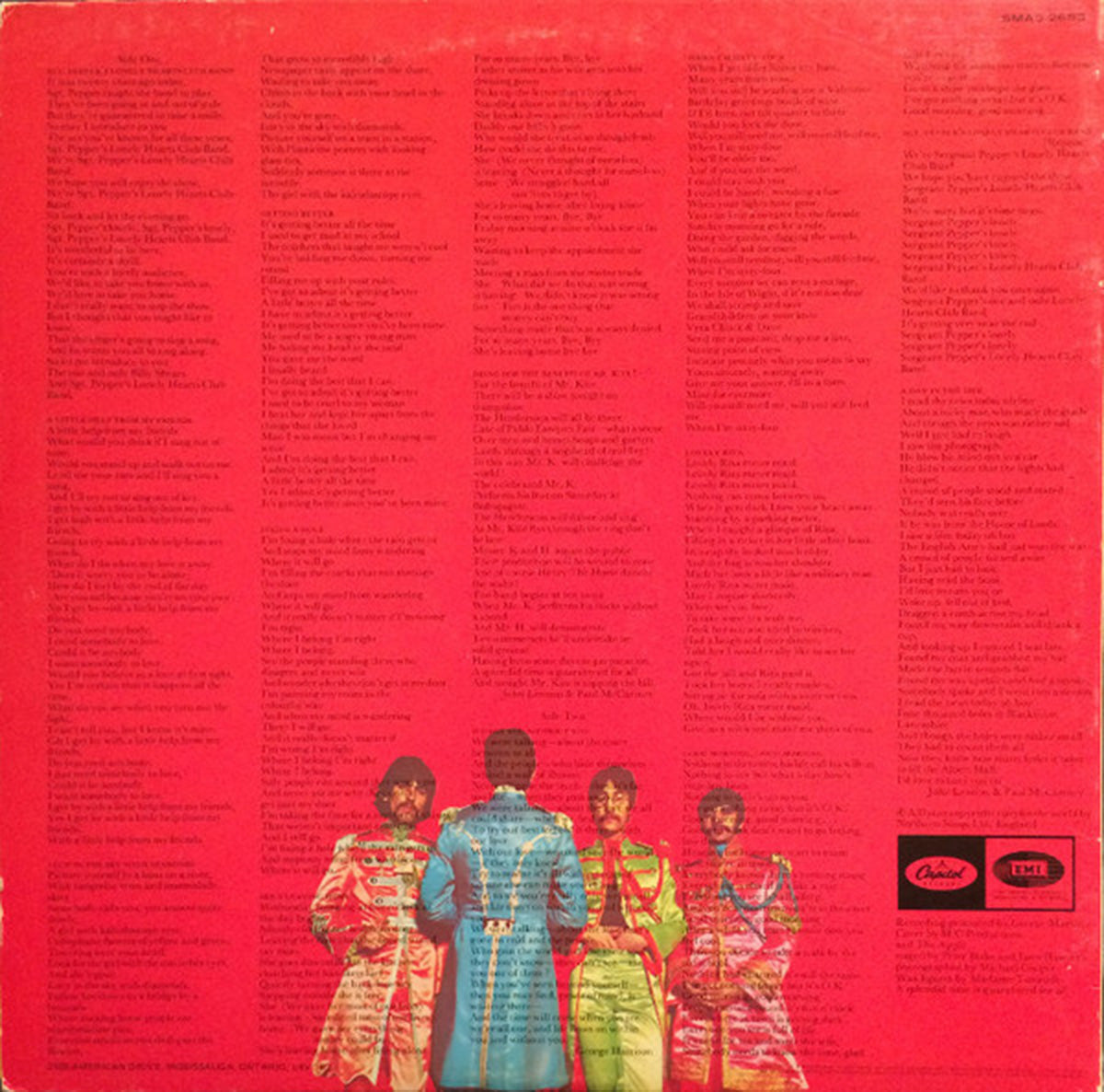 The Beatles – Sgt. Pepper's Lonely Hearts Club Band - 1974 with Poster! VinylPursuit.com