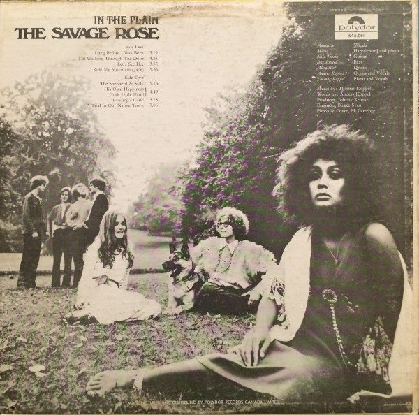Savage Rose - In The Plain - 1969 Original! VinylPursuit.com