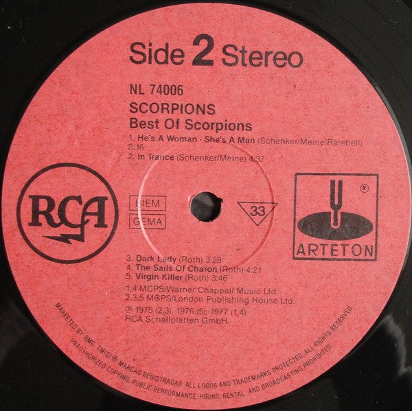 Scorpions – Best Of Scorpions - 1991 Russian Pressing! VinylPursuit.com