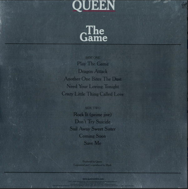 Queen ‎– The Game - 1980