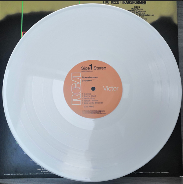 Lou Reed – Transformer -  RDS  WHITE VINYL Pressing, Sealed