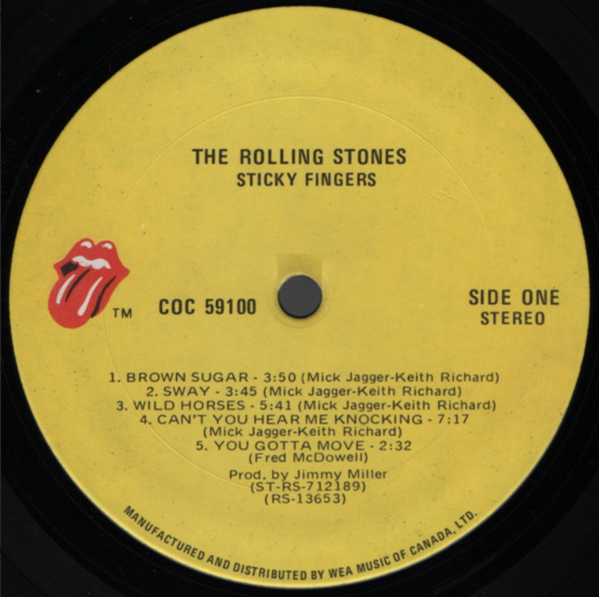 The Rolling Stones ‎– Sticky Fingers - ZIPPER COVER VinylPursuit.com