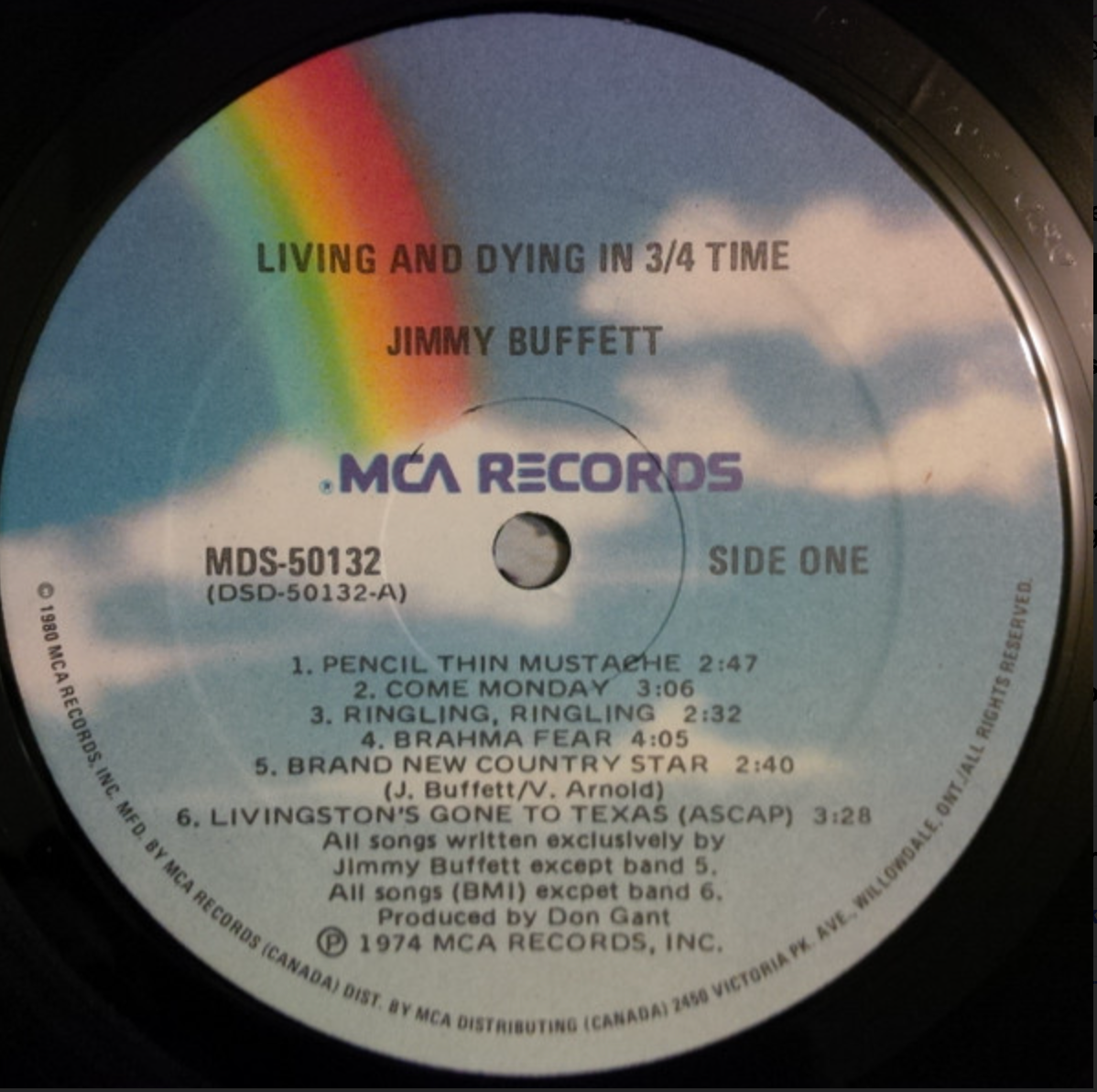 Jimmy Buffett – Living And Dying In 3/4 Time - 1974 US Pressing