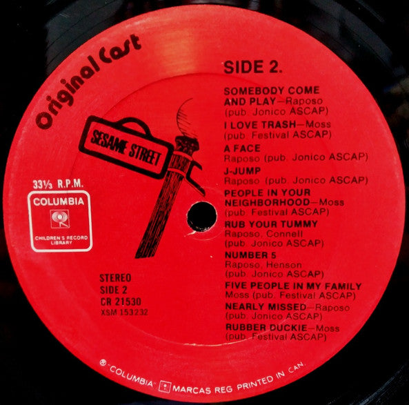 Sesame Street – Original Cast Record - 1970 Original in Shrinkwrap!