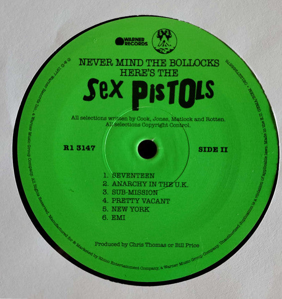 Sex Pistols Never Mind The Bollocks Heres The Sex Pistols Sealed