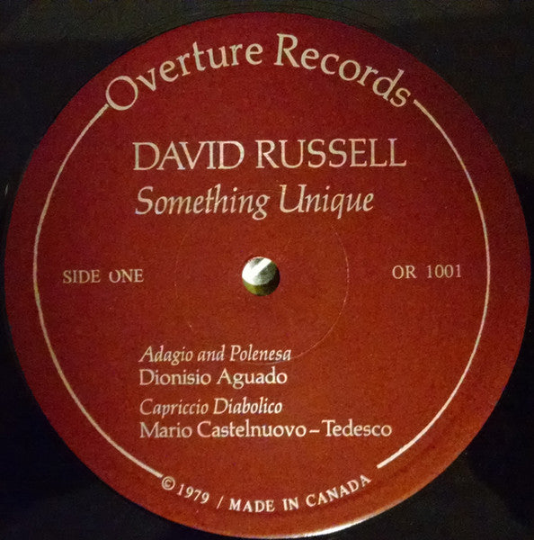 David Russell – Something Unique - 1979 Original