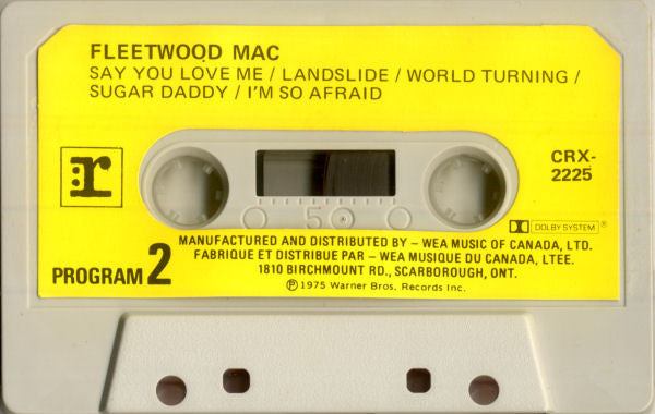 Fleetwood Mac – Fleetwood Mac - 1975 Cassette