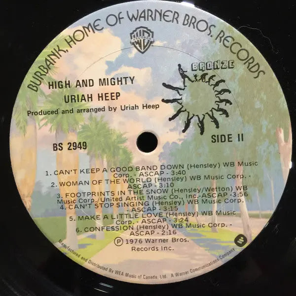 Uriah Heep – High And Mighty - 1976 Original VinylPursuit.com