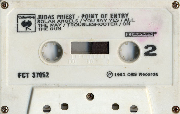 Judas Priest – Point Of Entry - 1981 Cassette