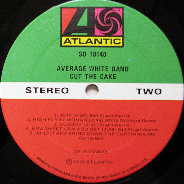 Average White Band – Cut The Cake - 1975 Original