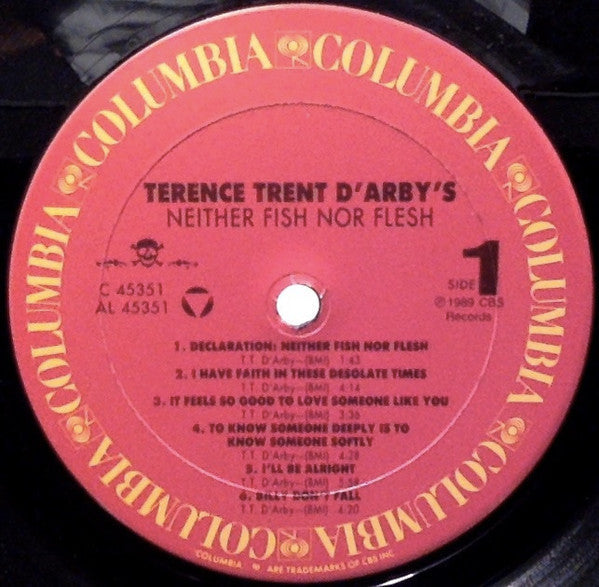 Terence Trent D'Arby's - Neither Fish Nor Flesh - 1989 - Vinyl Pursuit ...