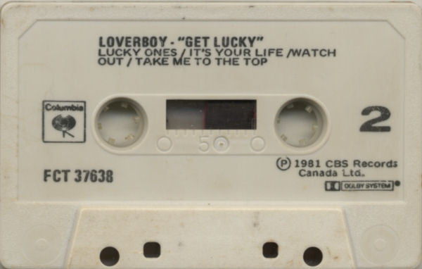 Loverboy – Get Lucky - 1981 Cassette