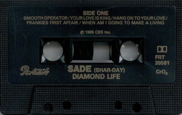 Sade – Diamond Life - 1985 Cassette