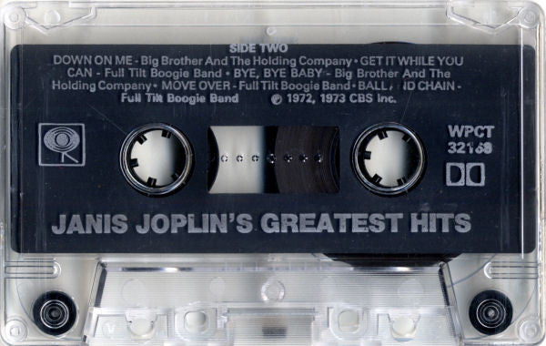 Janis Joplin – Janis Joplin's Greatest Hits - 1973 Cassette