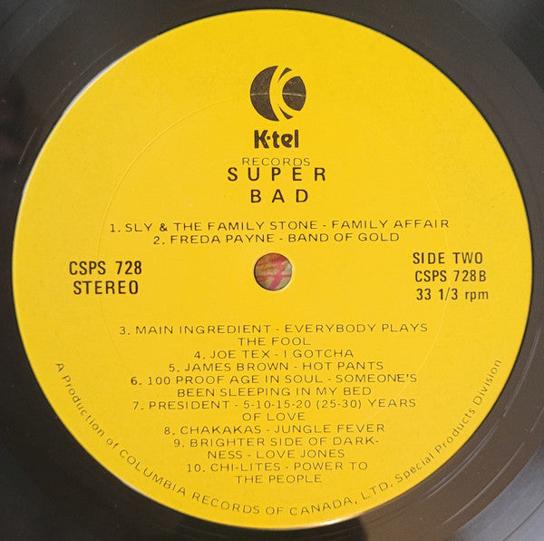 Super Bad - 20 Original Hits - 1974 Original