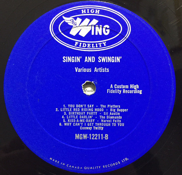 Various – Singin' & Swingin' - 1959 Mono Original