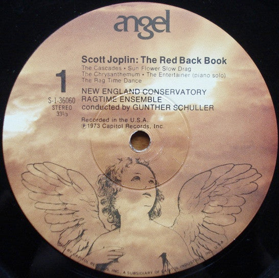 Scott Joplin - The New England Conservatory Ragtime Ensemble Conducted By Gunther Schuller – The Red Back Book - US Original