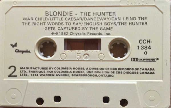 Blondie – The Hunter - 1982 Cassette