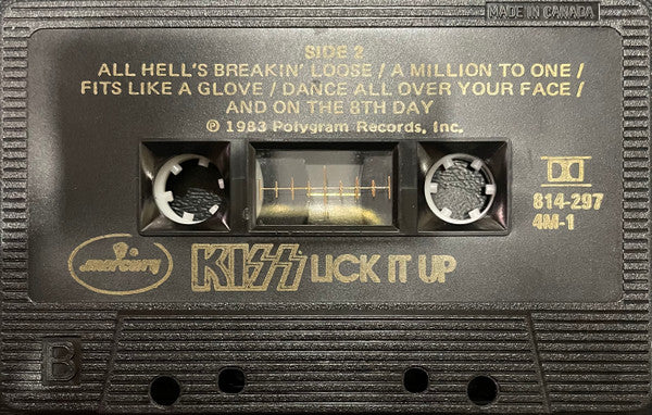 Kiss – Lick It Up - 1983 Cassette