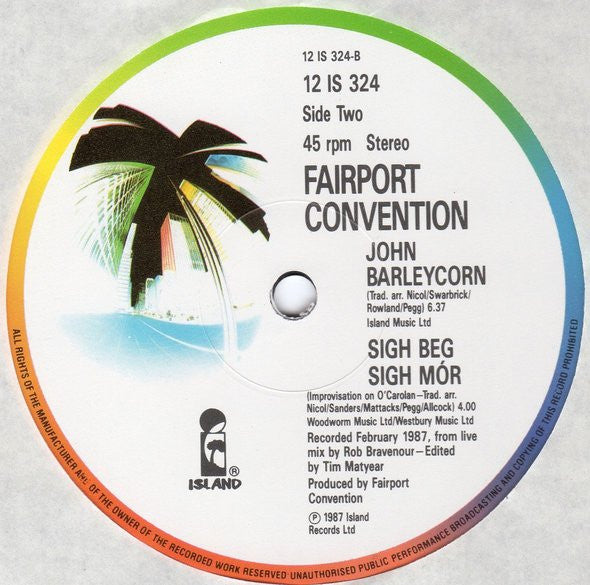 Fairport Convention – Meet On The Ledge - 1987 UK Pressing