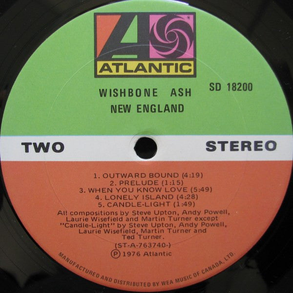 Wishbone Ash – New England - 1976 Original