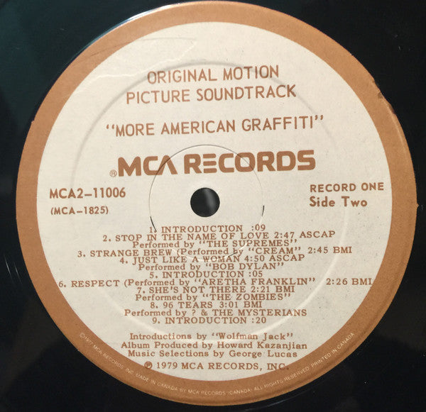 Various – Original Motion Picture Soundtrack "More American Graffiti"