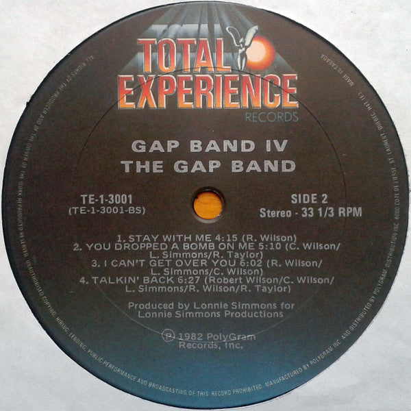 The Gap Band – Gap Band IV - 1982