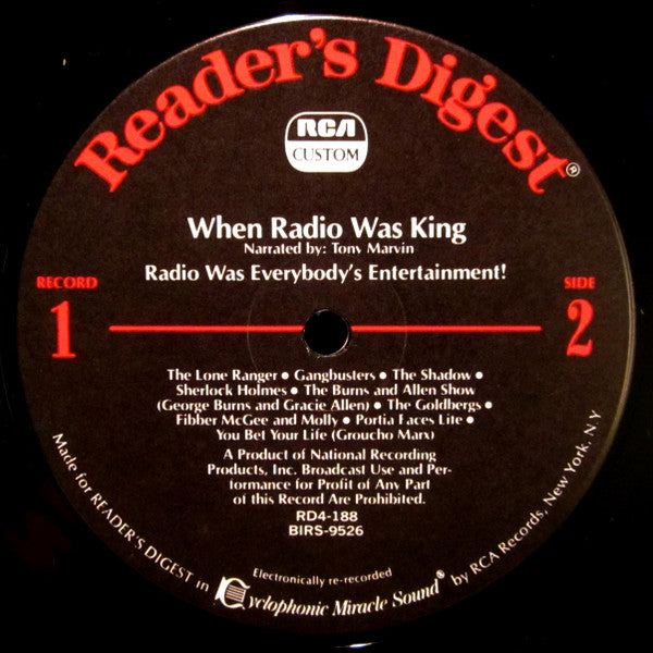 Various Artist – When Radio Was King - US Original