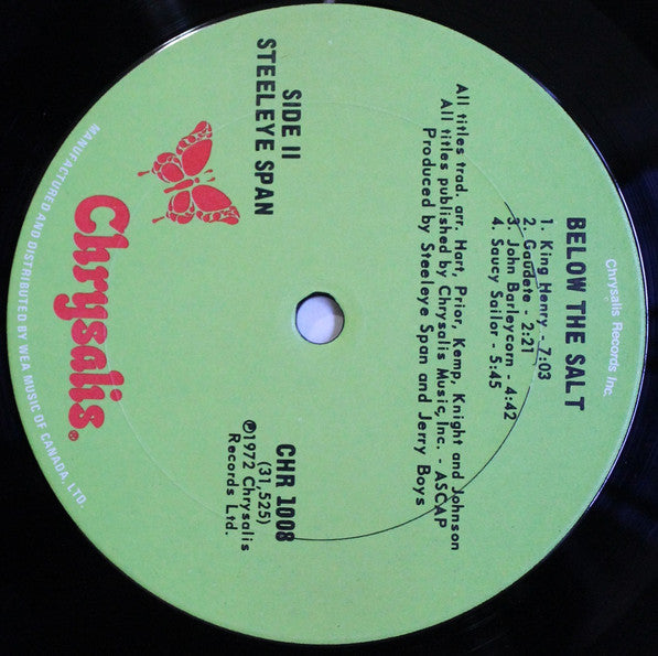 Steeleye Span – Below The Salt - 1972 Original