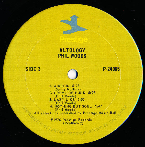 Phil Woods – Altology - 1976 Original