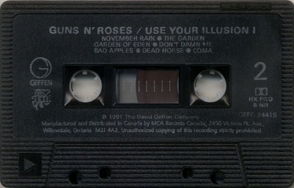 Guns N' Roses – Use Your Illusion I - 1991 Cassette