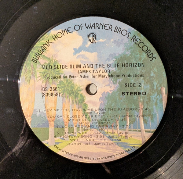 James Taylor – Mud Slide Slim And The Blue Horizon - 1973 Original