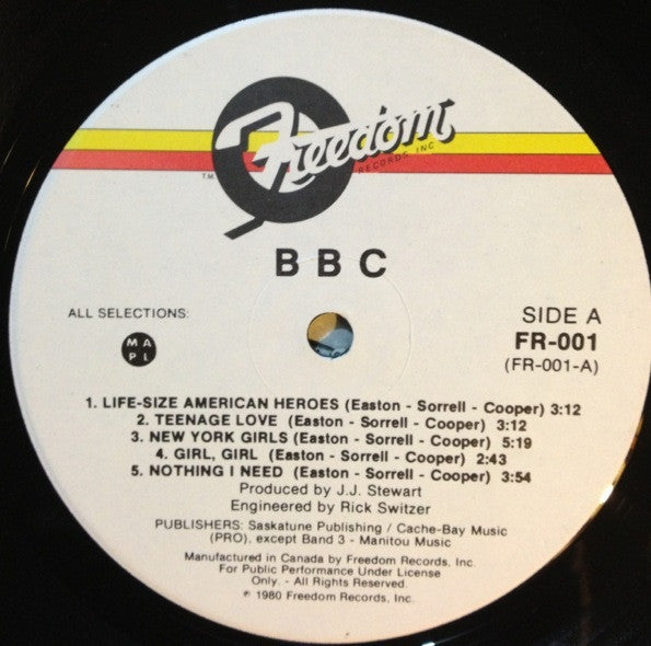 BBC - BBC - 1980 Pressing