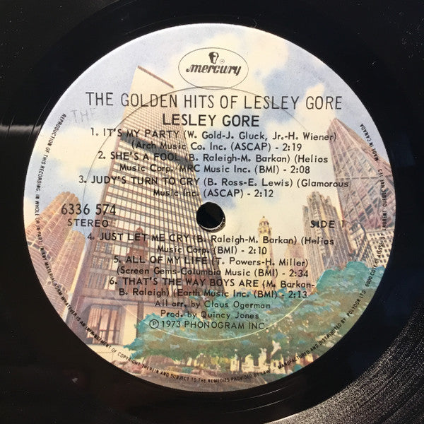 The Golden Hits Of Lesley Gore - 1973 Pressing