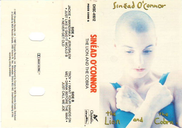 Sinead O'Connor – The Lion And The Cobra - 1987 Original Cassette VinylPursuit.com