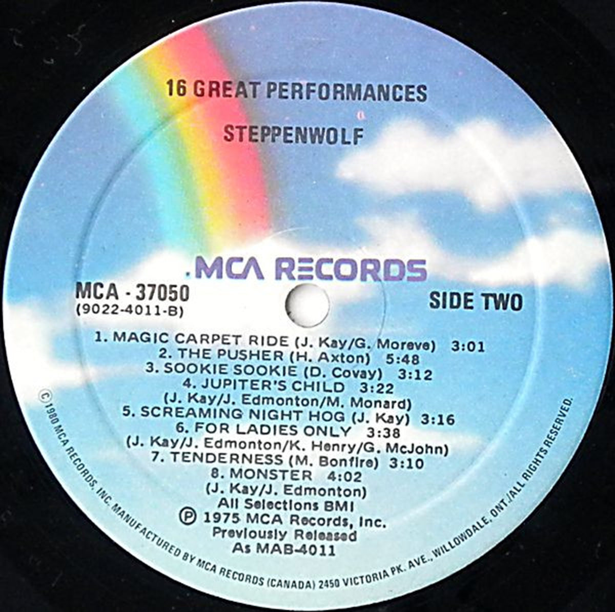 Steppenwolf – Sixteen Great Performances - 1980