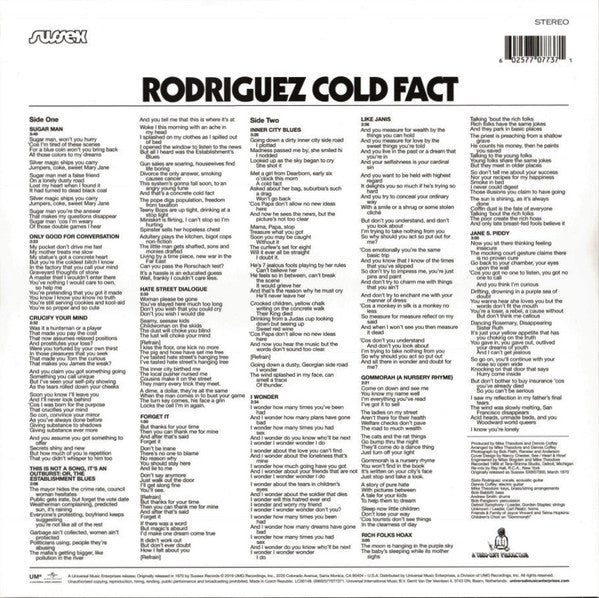 Sixto Rodriguez – Cold Fact - In Shrinkwrap!