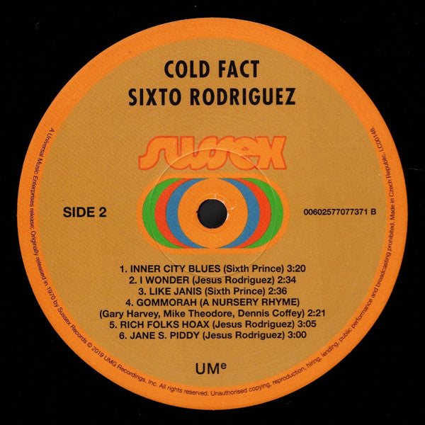 Sixto Rodriguez – Cold Fact - In Shrinkwrap!