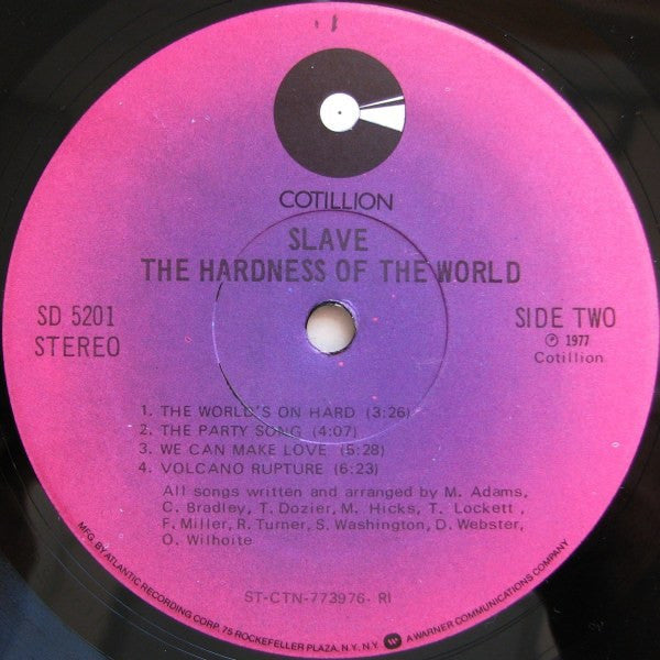 Slave – The Hardness Of The World - 1977 US Original - Bargain Bin! VinylPursuit.com